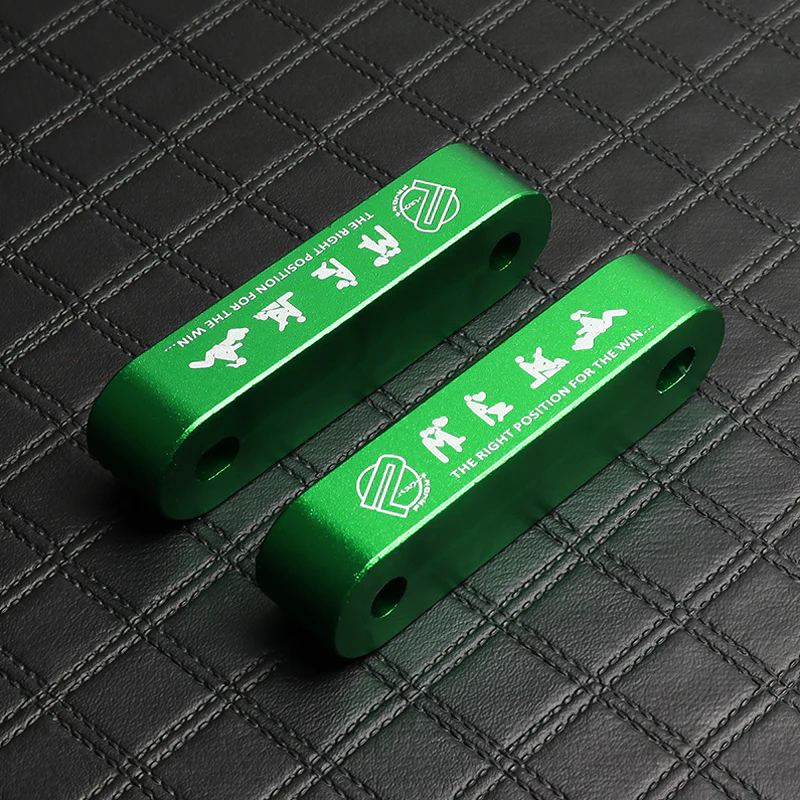 1 Set Green Password JDM Hood Vent Spacer Risers 90-01 Integra / 88-00 Civic New - Image 3