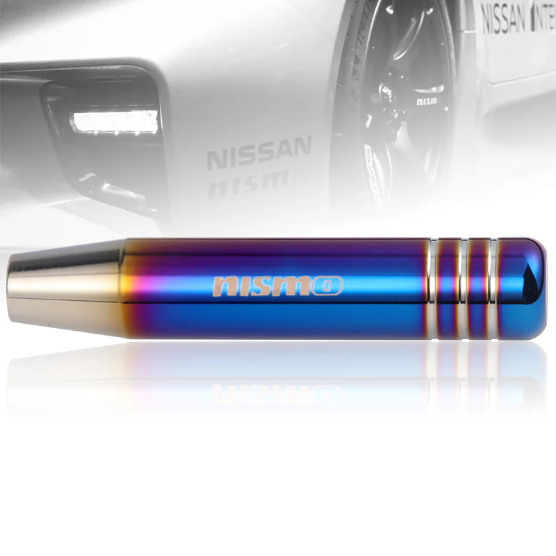 18CM- NISMO Aluminum Burnt Blue Universal Gear Shift Knob Shifter Lever Head