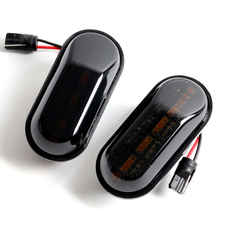 2000-2009 Honda S2000 Sequential Amber LED Turn Signal Front Side Marker Lights -Smoked Lens - Image 2