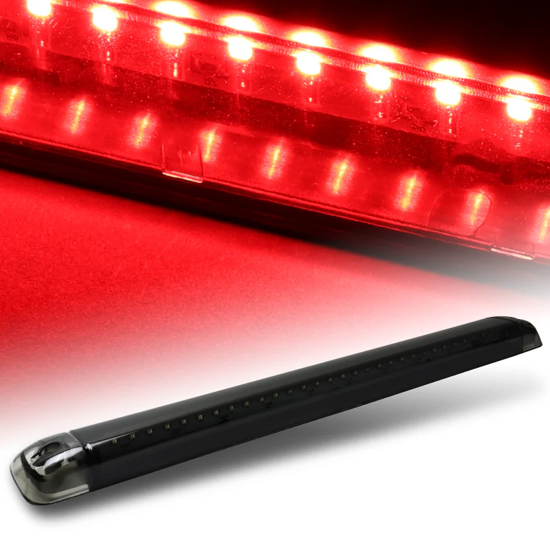 1992-2004 Chevrolet Blazer / S10 / Suburban 1500 LED 3RD Brake Light Rear Stop Lamp - Black Housing Smoked Lens