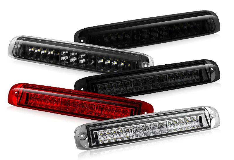 1999-2006 Silverado / Sierra LED Third Brake Light with Cargo Light - Chrome Housing Smoked Lens - Image 6