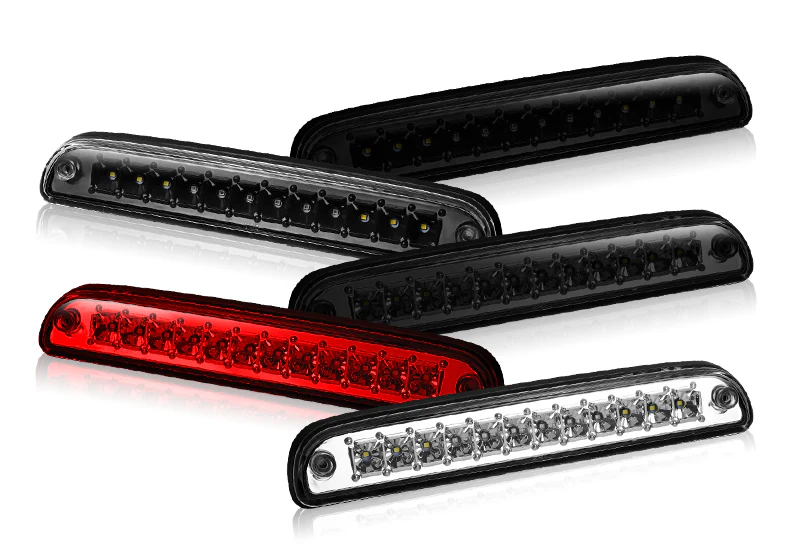1993-2011 Ford Ranger LED Third Brake Light with Cargo Light - Chrome Housing Red Lens - Image 6