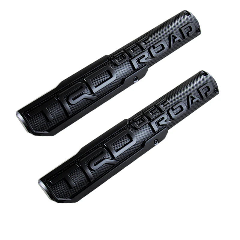 2 pcs TRD OFF ROAD Toyota Tacoma OEM 3D ABS Molded Nameplate Door Emblem Sticker Badge - Image 3