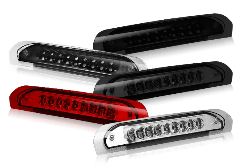 2002-2009 Dodge Ram 1500 / 2500 / 3500 LED Third Brake Light with Cargo Light - Black Housing Clear Lens - Image 6