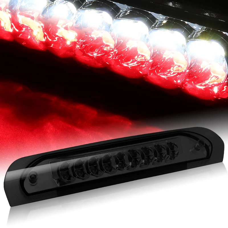2002-2009 Dodge Ram 1500 / 2500 / 3500 LED Third Brake Light with Cargo Light - Chrome Housing Smoked Lens