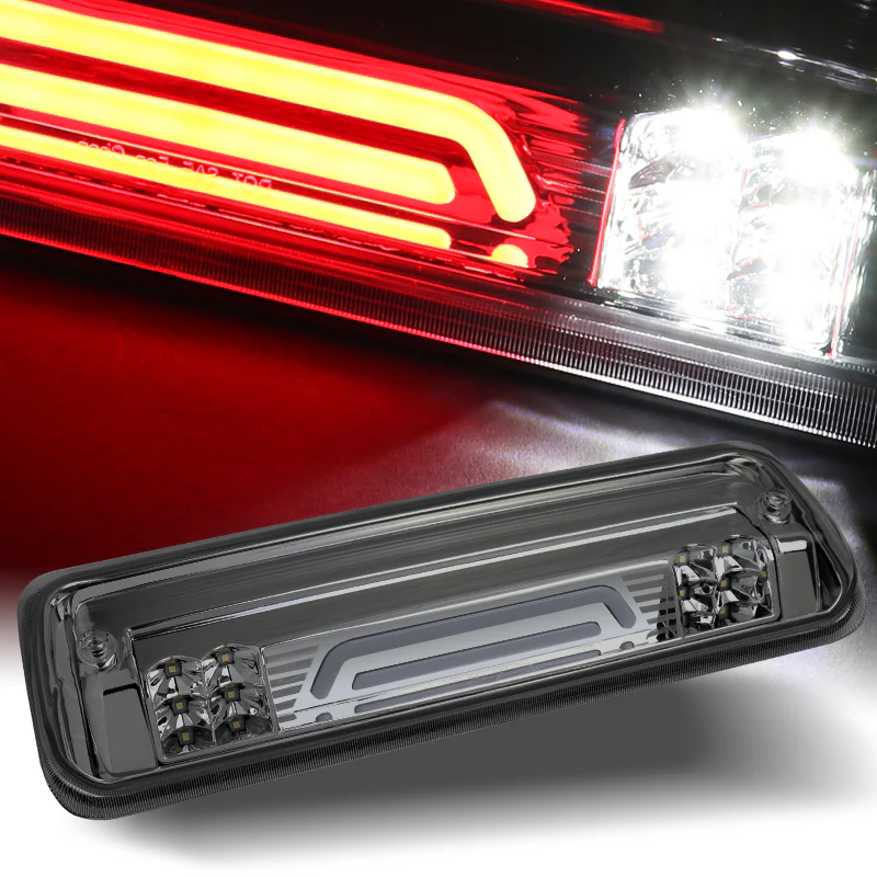 2004-2008 Ford F150 F-150 LED Third Brake Light with Cargo Light - Chrome Housing Smoked Lens