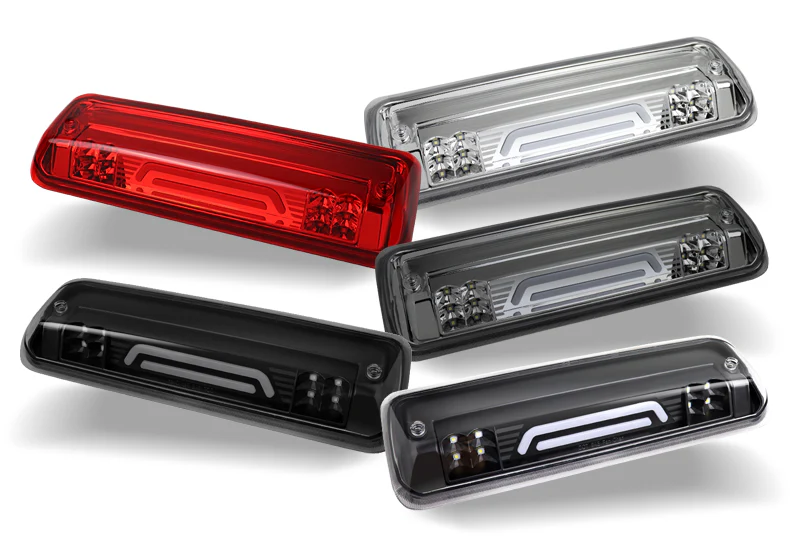 2004-2008 Ford F150 F-150 LED Third Brake Light with Cargo Light - Chrome Housing Smoked Lens - Image 6