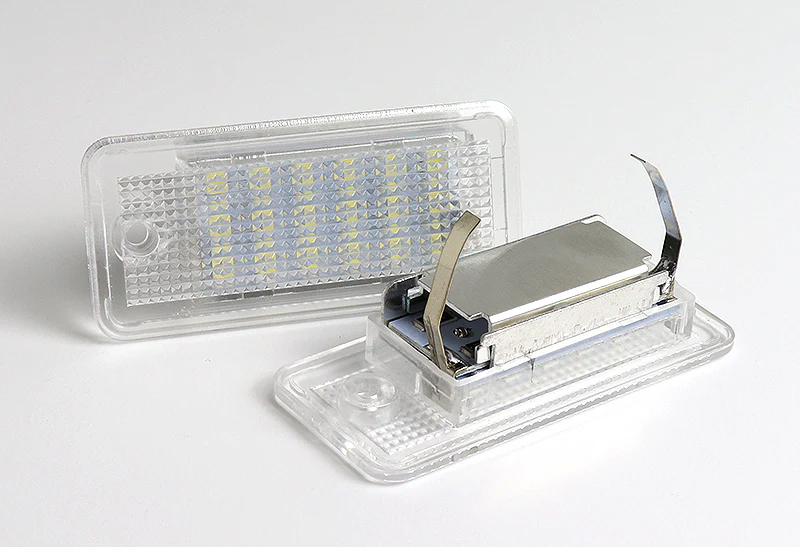 Audi A3 A4 A6 A8 S6 White 6000K Xenon 18-SMD LED License Plate Lights (2pcs) - Image 3