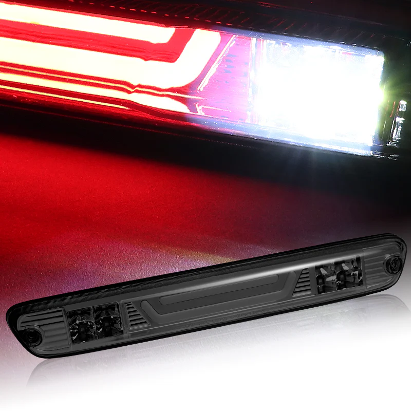 2004-2012 GMC Canyon LED 3RD Brake Chrome Light Rear Stop Lamp - Smoked Lens