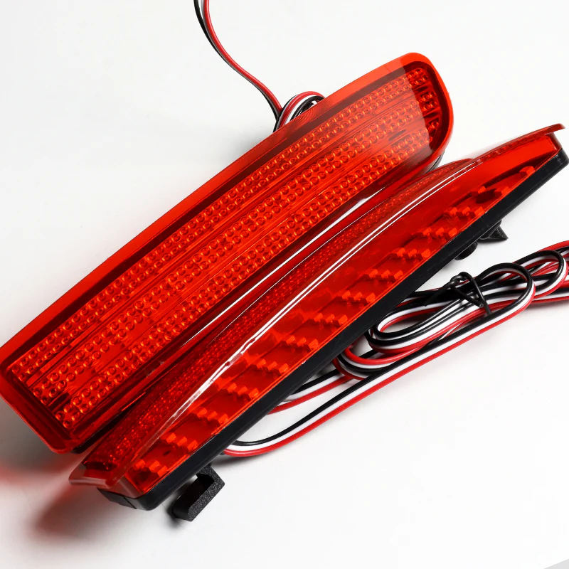 For 2008 – 2014 Scion xD 39-SMD LED Rear Bumper Brake Light Kit -Red Lens - Image 2