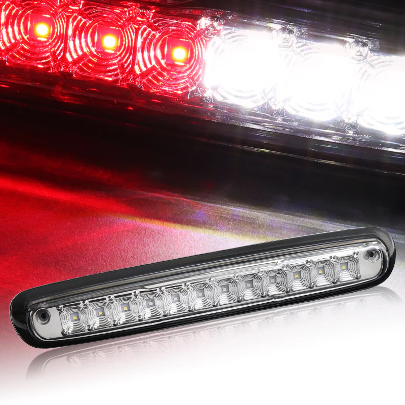 2007-2013 Silverado / Sierra LED Third Brake Light with Cargo Light - Chrome Housing Clear Lens