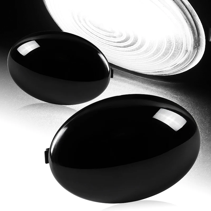 2007-2015 Mini Cooper R55 R56 R57 R58 R59 White LED Turn Signal Front Side Marker Lights -Smoked Lens