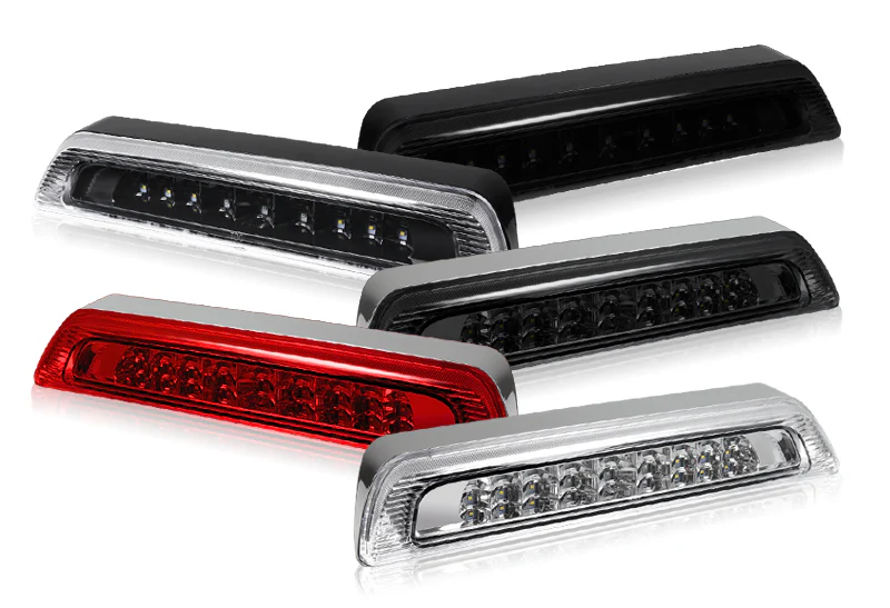 2007-2018 Toyota Tundra LED 3RD Brake Light Rear Stop Lamp - Chrome Housing Clear Lens - Image 6