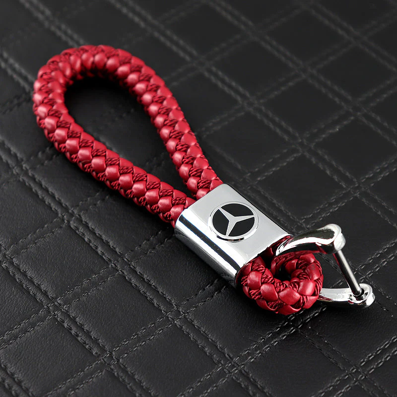 2011-2014 Mercedes C-Class W204 Sport Carbon Style 3-Piece Front Bumper Body Spoiler Splitter Lip Kit with Leather Keychain - Image 5