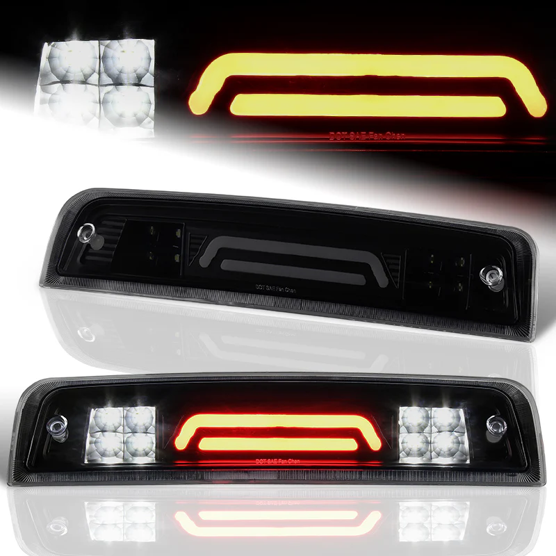 2009-2017 Dodge Ram LED Third Brake Light with Cargo Light - Black Housing Smoked Lens