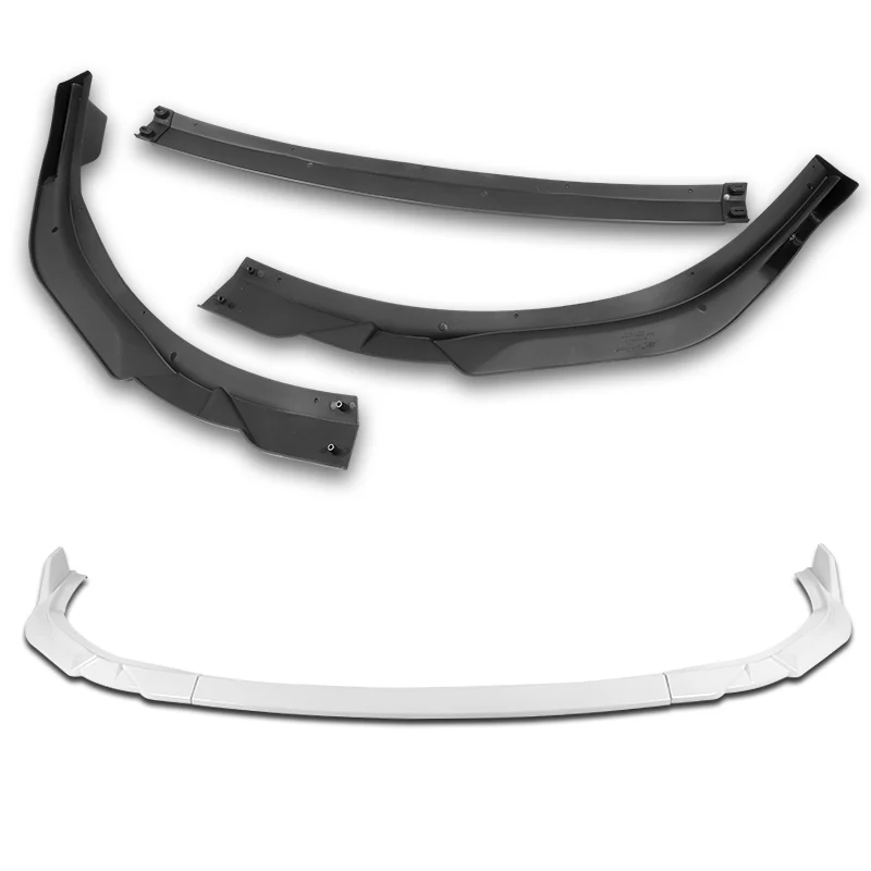 2013-2015 Lexus ES350 ES300h Painted White 3-Piece Front Bumper Body Spoiler Splitter Lip Kit - Image 3