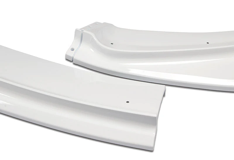 2014-2017 Honda Fit JDM Painted White 3-Piece Front Bumper Body Spoiler Splitter Lip Kit with Keychain Set - Image 7