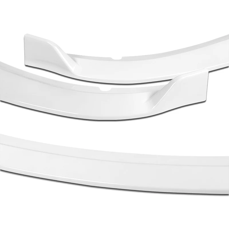 2015-2023 Dodge Charger SXT Painted White 3-Piece Front Bumper Body Spoiler Splitter Lip Kit - Image 6