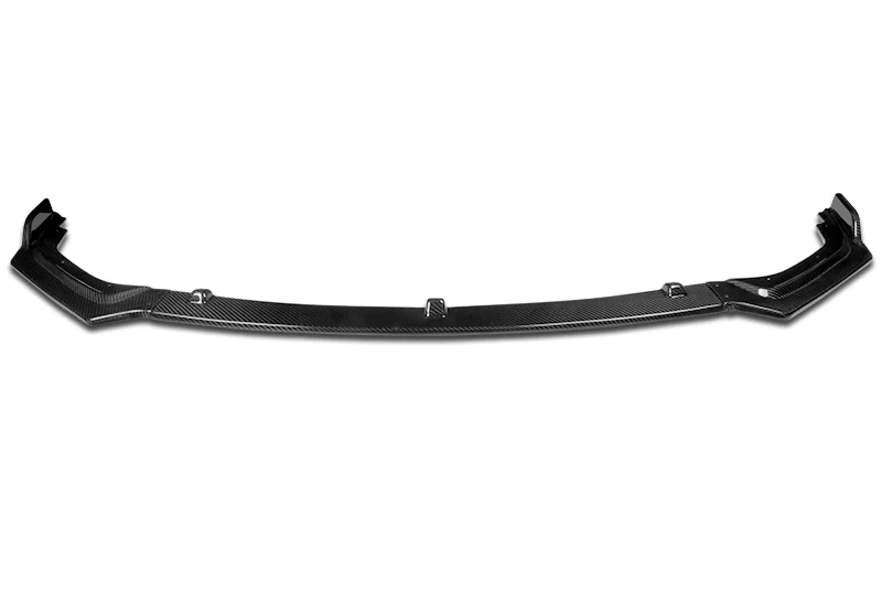 2018-2021 Infiniti Q50 Premium Real Carbon Fiber 3-Piece Front Bumper Body Spoiler Splitter Lip Kit - Image 3