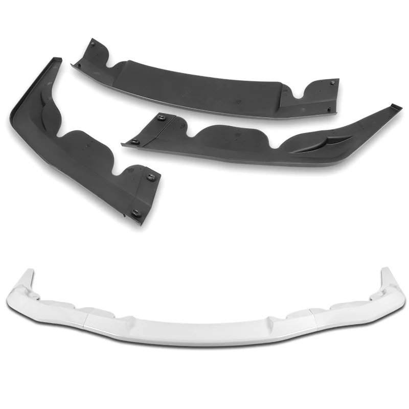 2019-2026 Toyota Supra A90 Painted White 3-Piece Front Bumper Body Spoiler Splitter Lip Kit - Image 3