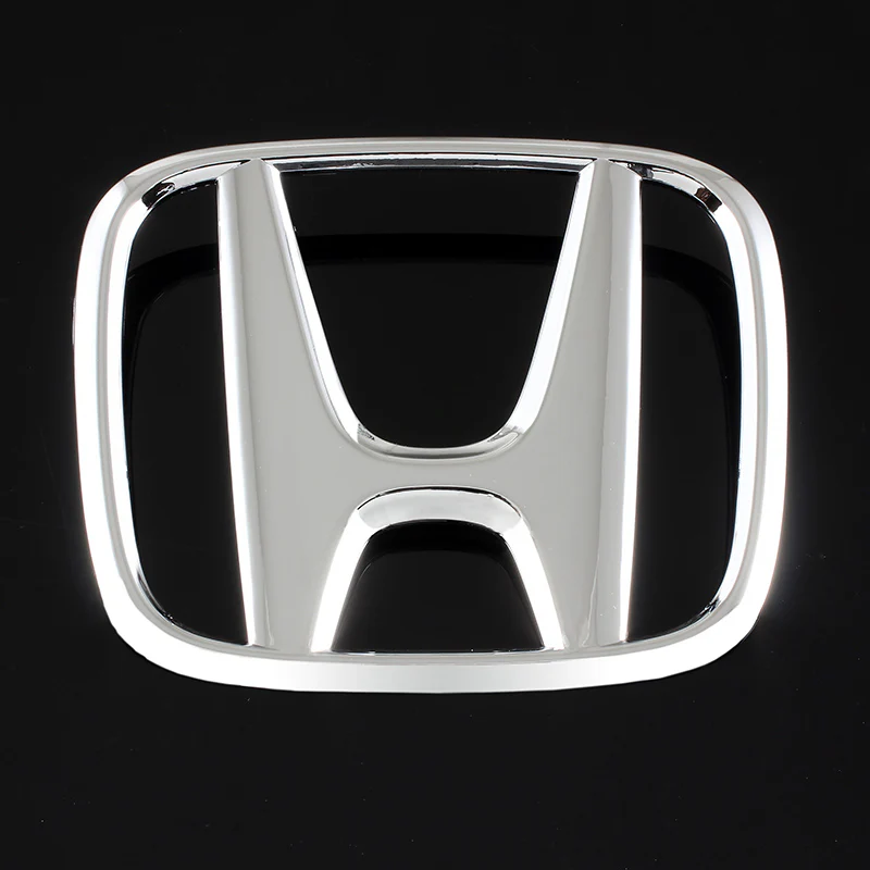 Honda Chrome Front & Rear "H" Emblem Set for 2016 - 2018 Civic Sedan 4DR - Image 3