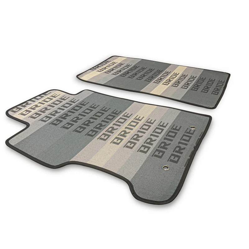 2PCS JDM Bride Racing Fabric Floor Mats Interior Carpets for 2012-15 HONDA CIVIC - Image 6