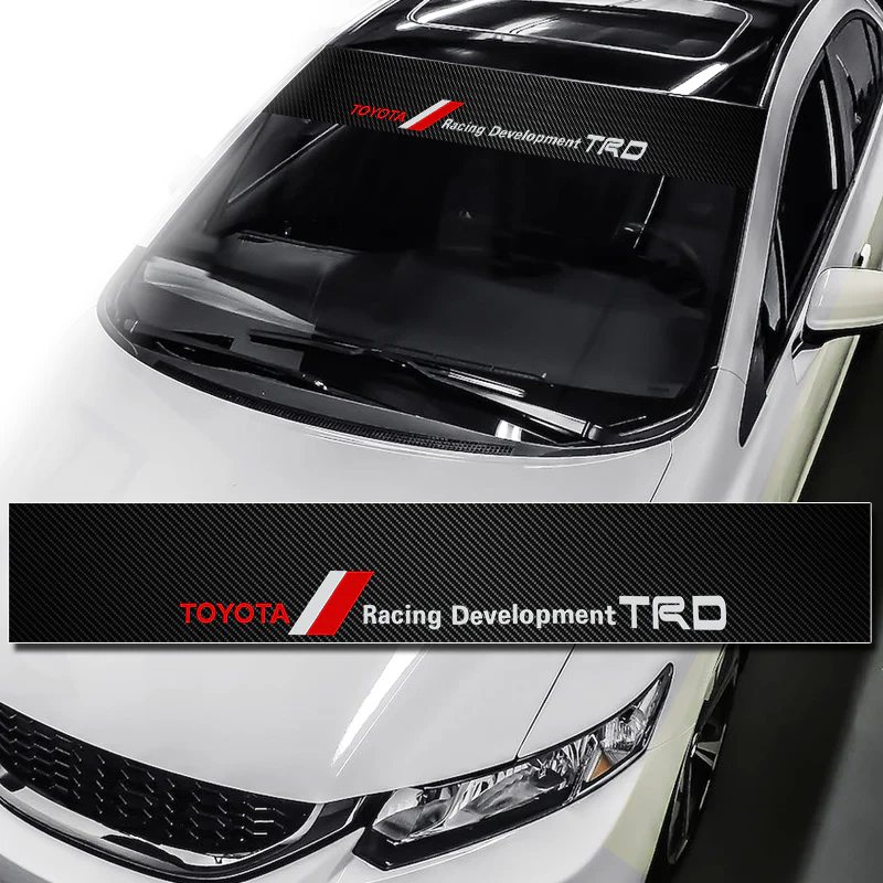 Toyota TRD Carbon Fiber Windshield Banner