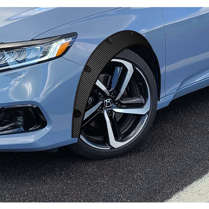 890 mm Universal Flexible Extra-Wide Wheel Fender Flares 4 Pieces -Carbon Fiber Style Painted - Image 6