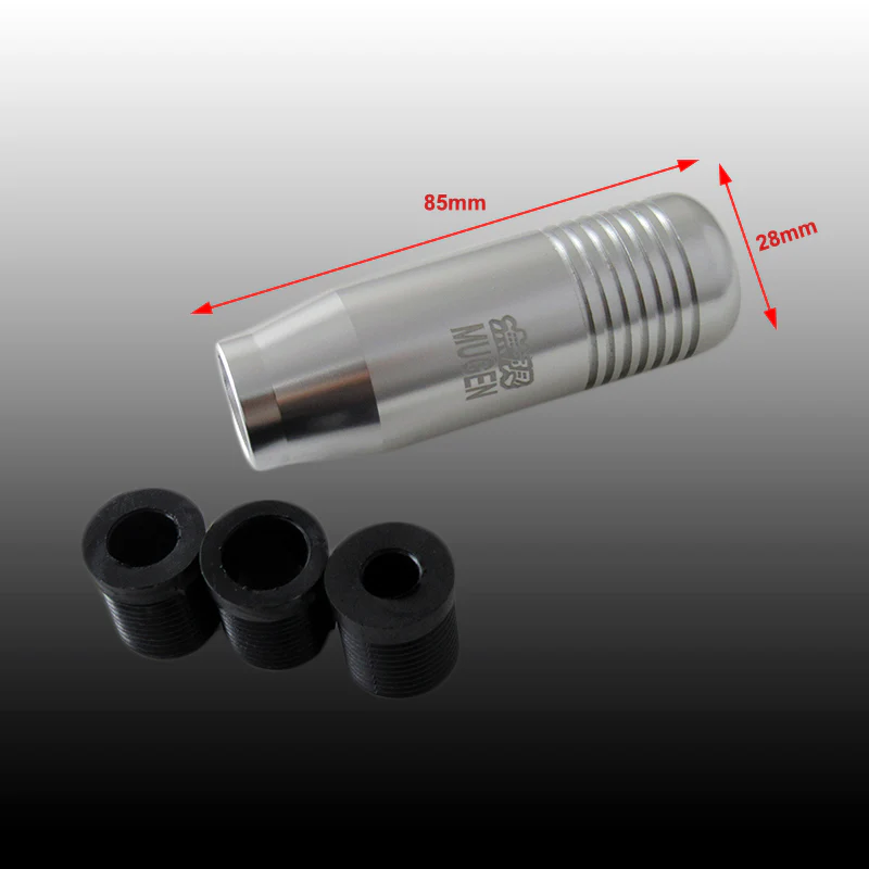 Mugen Silver Manual Shift Knob (8.5CM)
