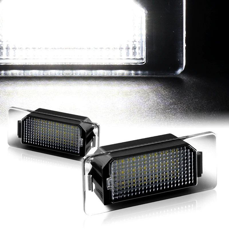 Audi A3 A4 A5 A6 A7 Q3 Q5 Q7 RS3 RS5 Bright White LED License Plate Lights (2pcs)