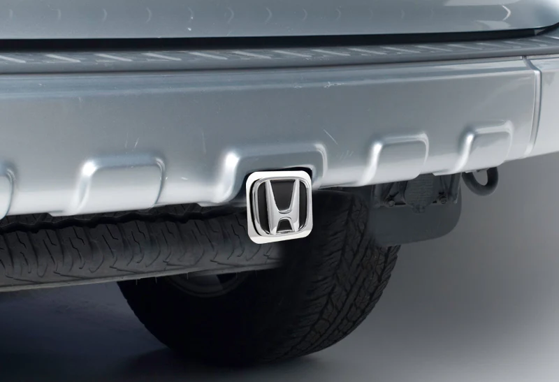 Black HONDA Logo Stainless Steel Hitch Cover Plug Cap For 2" Trailer Tow Receiver - Image 4