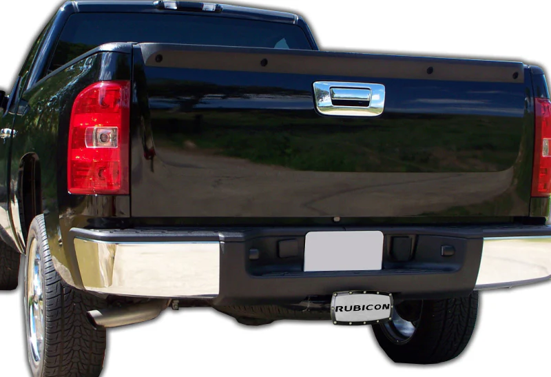 Black JEEP RUBICON Engraved Billet Hitch Cover Plug Cap For 2" Trailer Receiver with ALLEN BOLTS DESIGN - Image 3