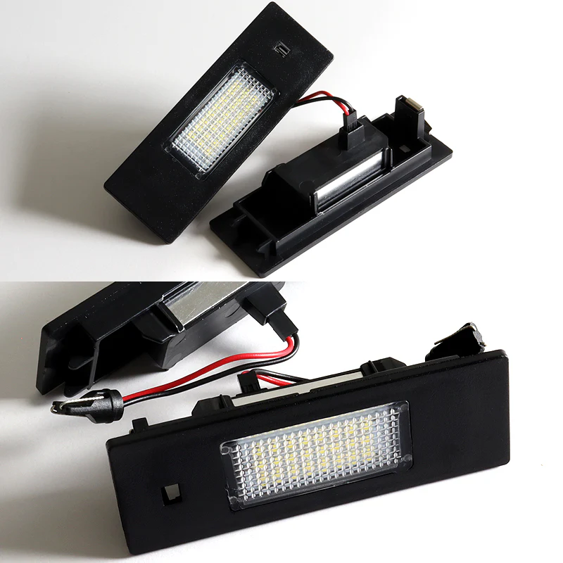BMW E63 E64 F06 F12 F13 F20 E85 E86 E89 Xenon White LED License Plate Lights (2pcs) - Image 4
