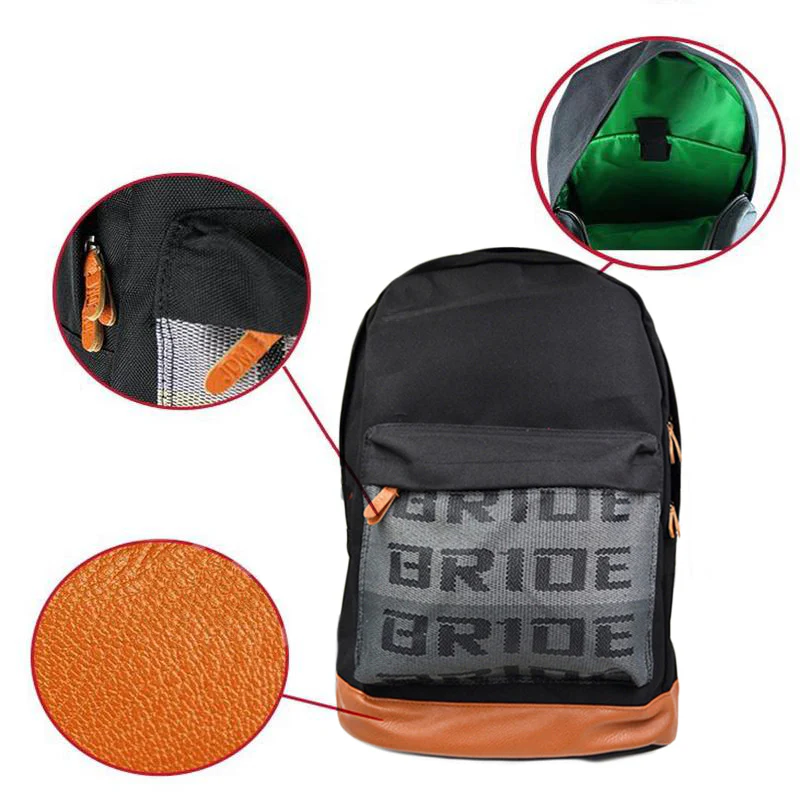 Bride Gradation Cloth Backpack with Black Harness Adjustable Shoulder Straps - Image 2