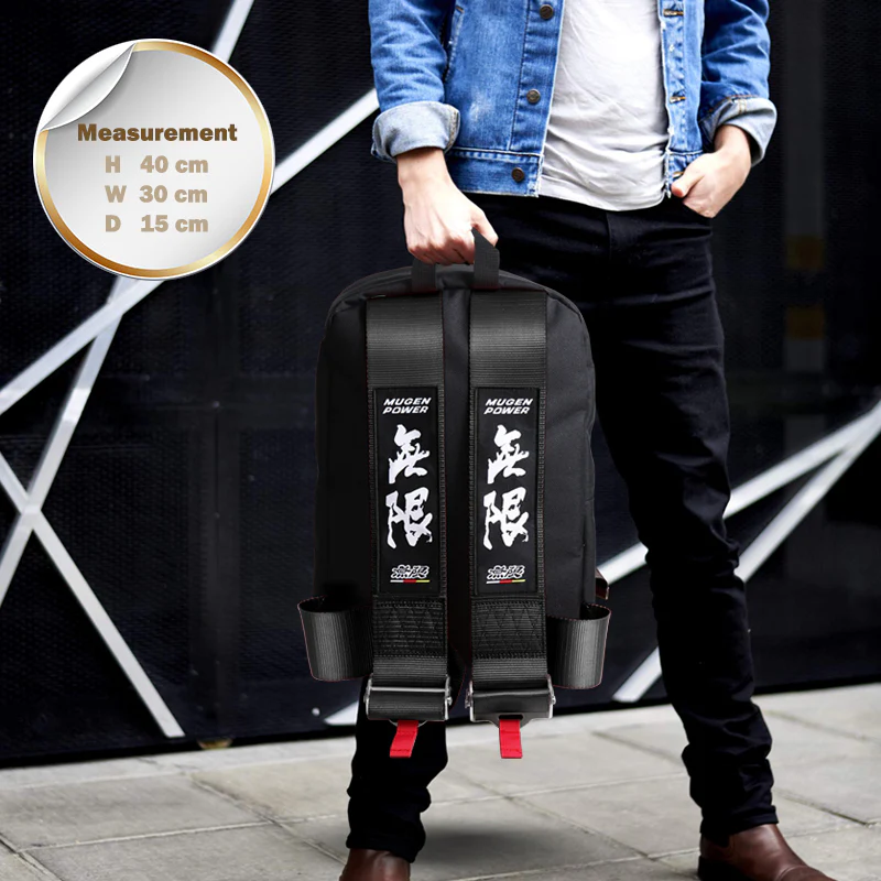 Bride Gradation Cloth Backpack with Mugen Black Harness Adjustable Shoulder Straps - Image 4