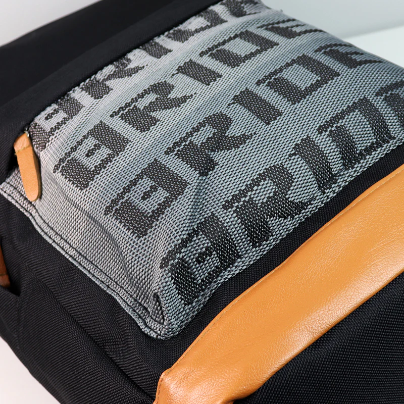 Bride Gradation Cloth Backpack with Spoon Sports Black Harness Adjustable Shoulder Straps - Image 3