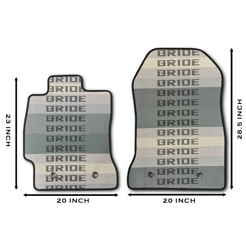 Bride Racing Set Fabric Floor Mats Carpets for 13-20 Scion FRS/Subaru BRZ/ Toyota 86 with Shift Boot Cover - Image 8