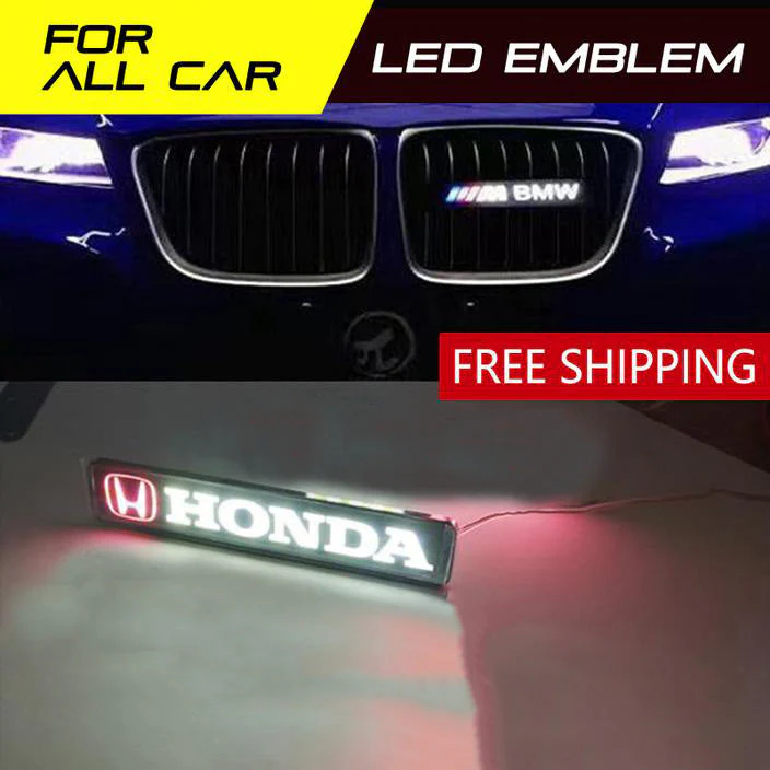 2006-2008 Honda Civic 4DR JDM CS-Style Unpainted Matte Black 3-Piece Front Bumper Body Spoiler Splitter Lip Kit with LED Grill Emblem - Image 4