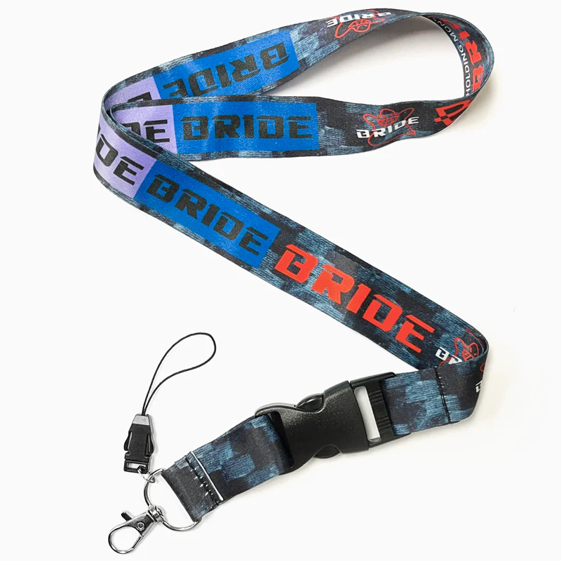 Bride JDM Racing Carbon Style Keychain Quick Release Lanyard - Image 7