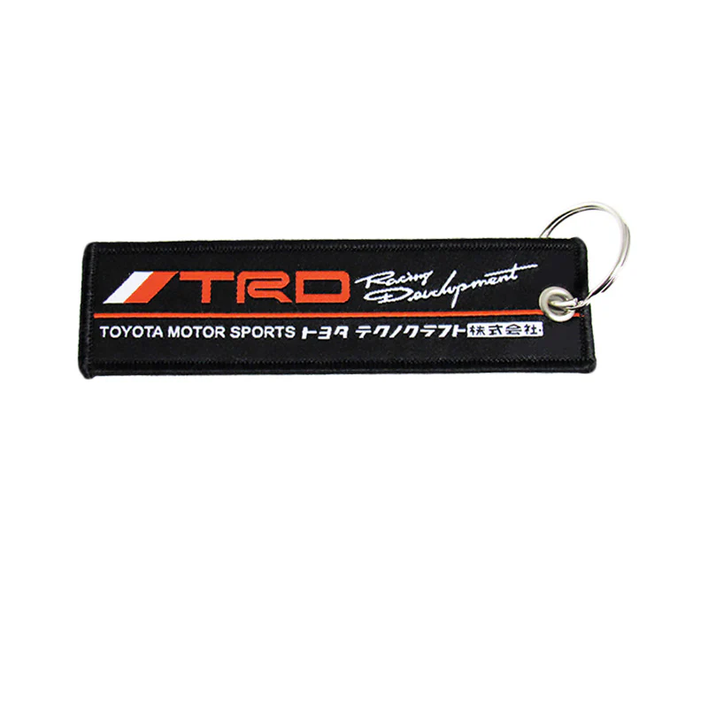Bride Gradation Cloth Backpack with Toyota TRD Black Harness Adjustable Shoulder Straps with Keychain - Image 7