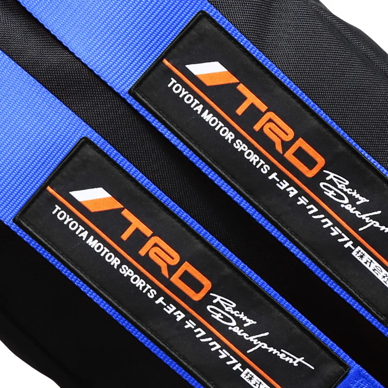 Bride Gradation Cloth Backpack with Toyota TRD Blue Harness Adjustable Shoulder Straps with Keychain - Image 2
