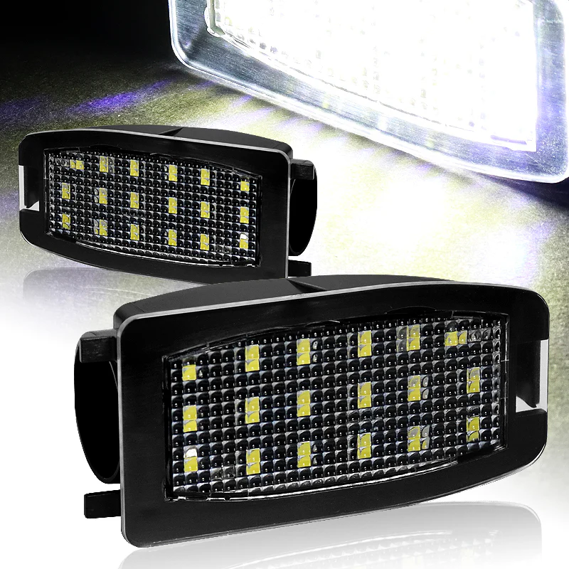 Land Rover Set of White LED Under Side Mirror Puddle Lights with Grille Badge Illuminated Emblem - Image 8