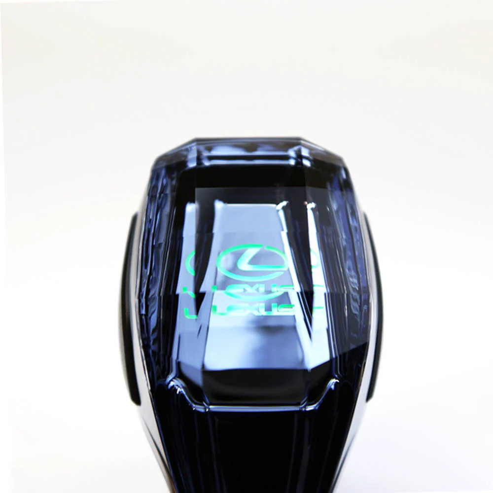 Crystal Handle Touch Motion Activated LED Car Gear Shift Knob Shifter for LEXUS