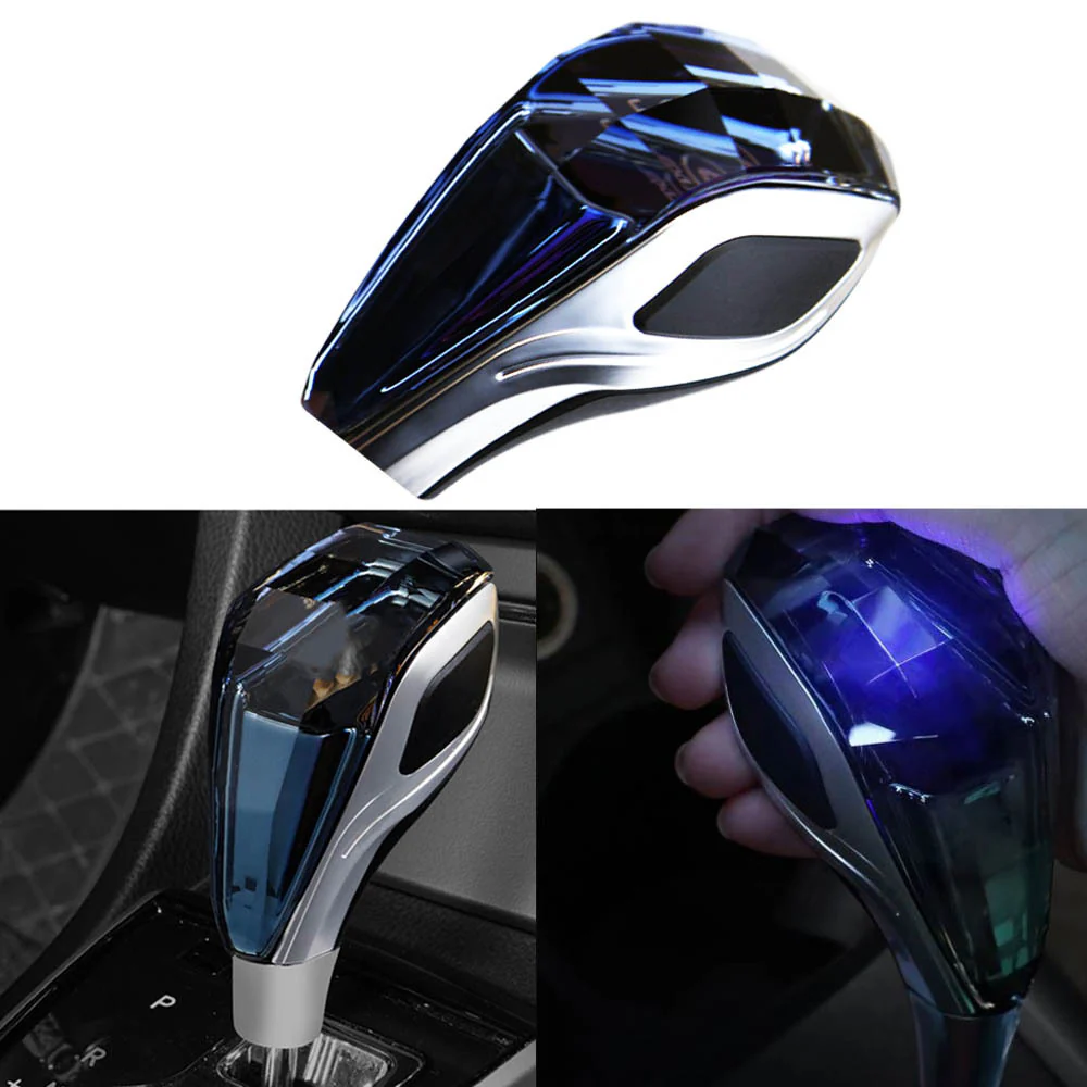 Crystal Handle Touch Motion Activated LED Car Gear Shift Knob Shifter for LEXUS - Image 2