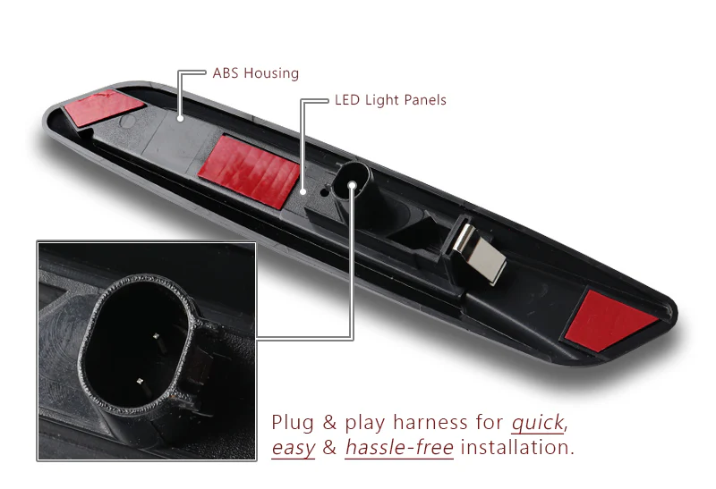 F10-Style BMW E81 E82 E90 E92 E60 E61 Amber LED Turn Signal Front Side Marker Lights -Clear Lens - Image 3