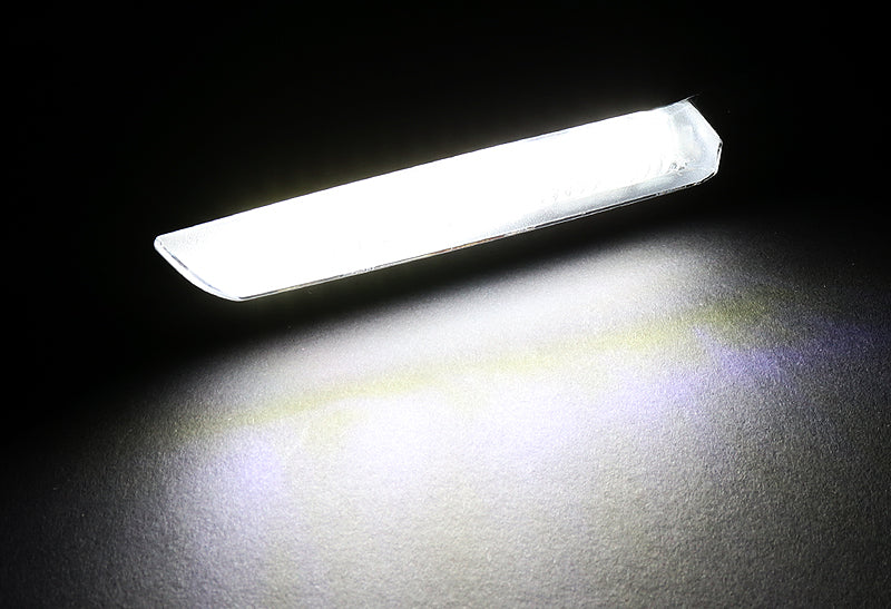 F10-Style BMW E81 E82 E90 E92 E60 E61 White LED Turn Signal Front Side Marker Lights -Clear Lens - Image 4