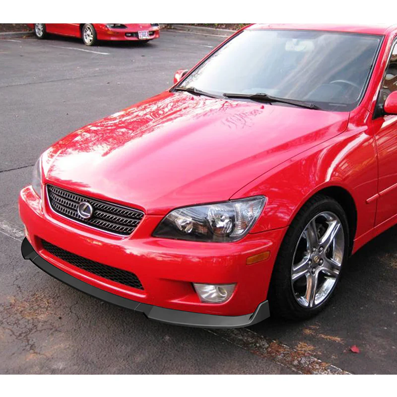 For 2001-2005 Lexus IS300 STP-Style Matt Black Front Bumper Splitter Spoiler Lip 3-PCS