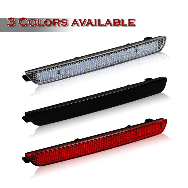 For 2004 – 2009 Mazda 3 / MazdaSpeed 3 LED Rear Bumper Stop Brake Light Kit -Clear Lens - Image 5