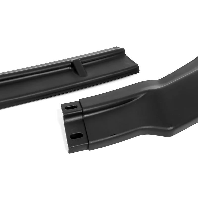 For 2006-2008 Honda Civic 2DR JDM CS-Style 3-PCS Matt Black Front Bumper Spoiler Lip - Image 3