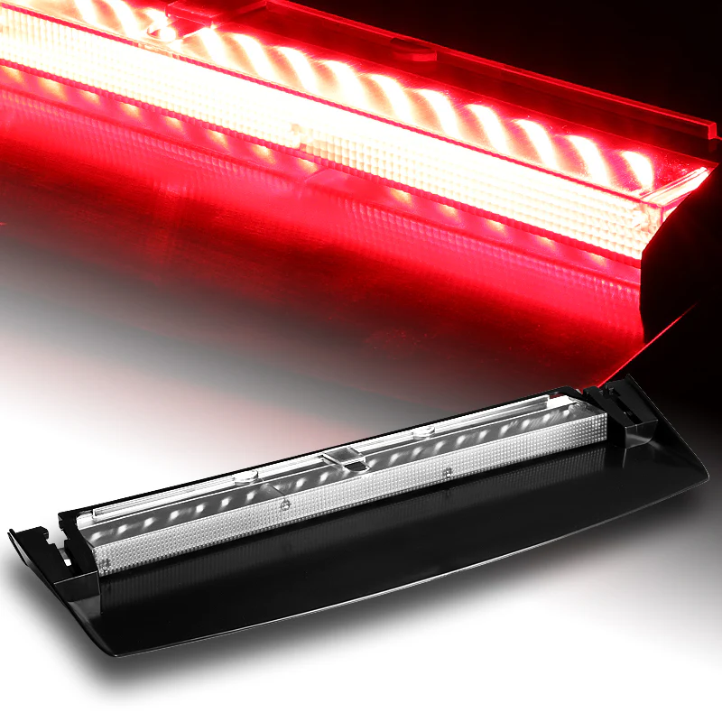 For 2009-2016 Audi S4 A4 Quattro LED High Mounted Center Reflector Third 3RD Brake Light Stop Lamp -Clear Lens